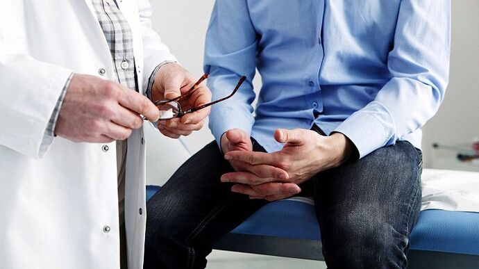 Návštěva specialisty na prostatitidu